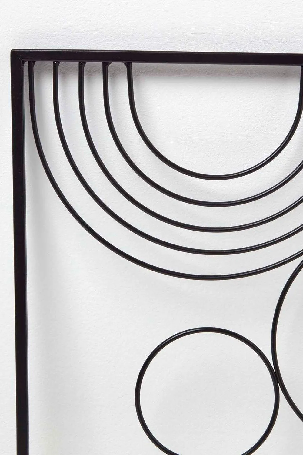 Homescapes Decorative Metal Wall Art, Living Room Wall Decor Metal Wall Art in Black 4