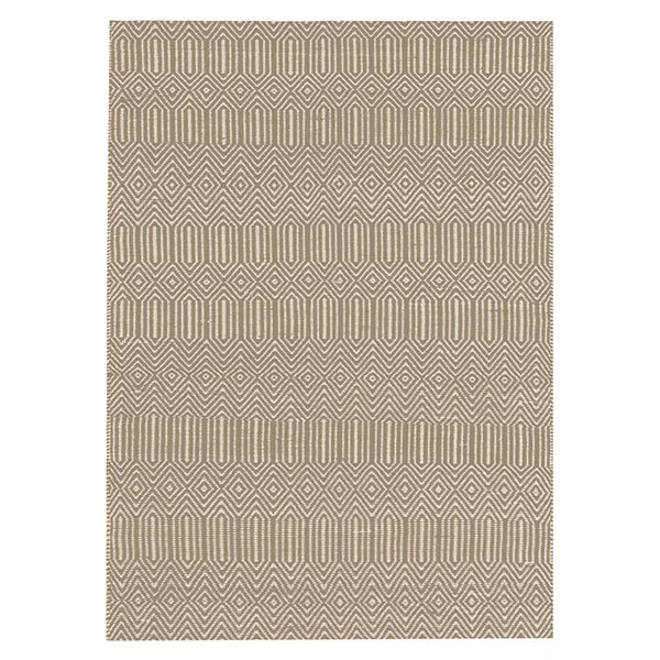 Twine Cotton and Wool Rug  Taupe