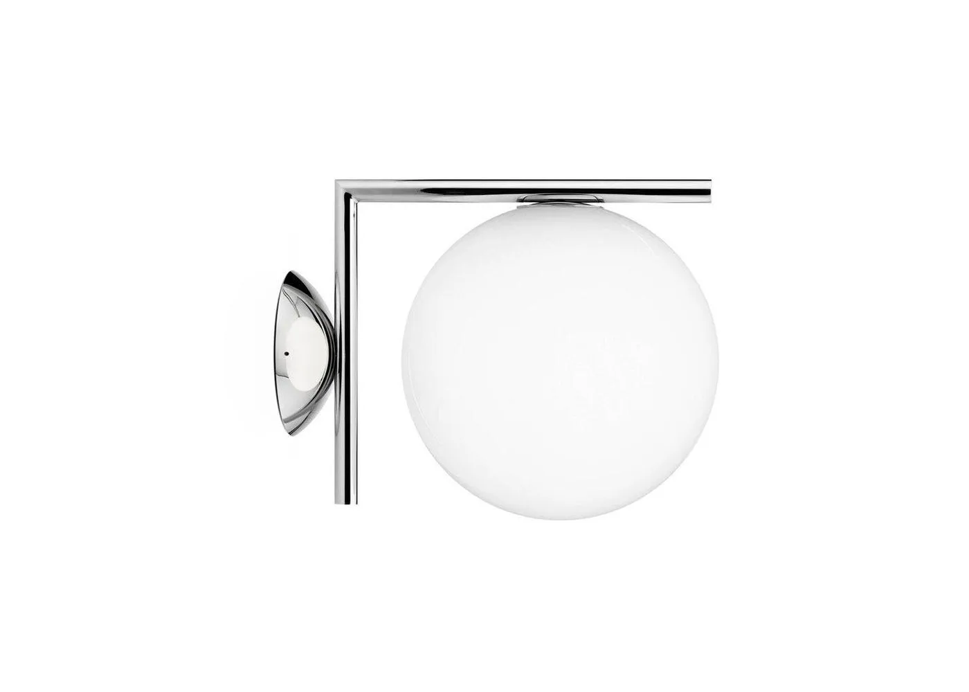 Flos IC W1 Wall Light Chrome 1