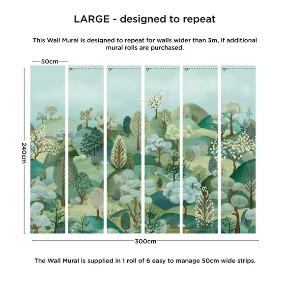 Hillside Wall Mural 4