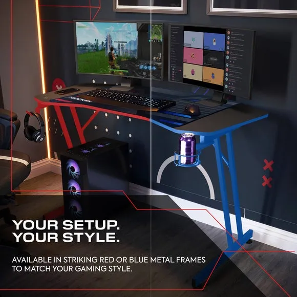 X Rocker Panther Evo Gaming Desk with Mouse Mat 6