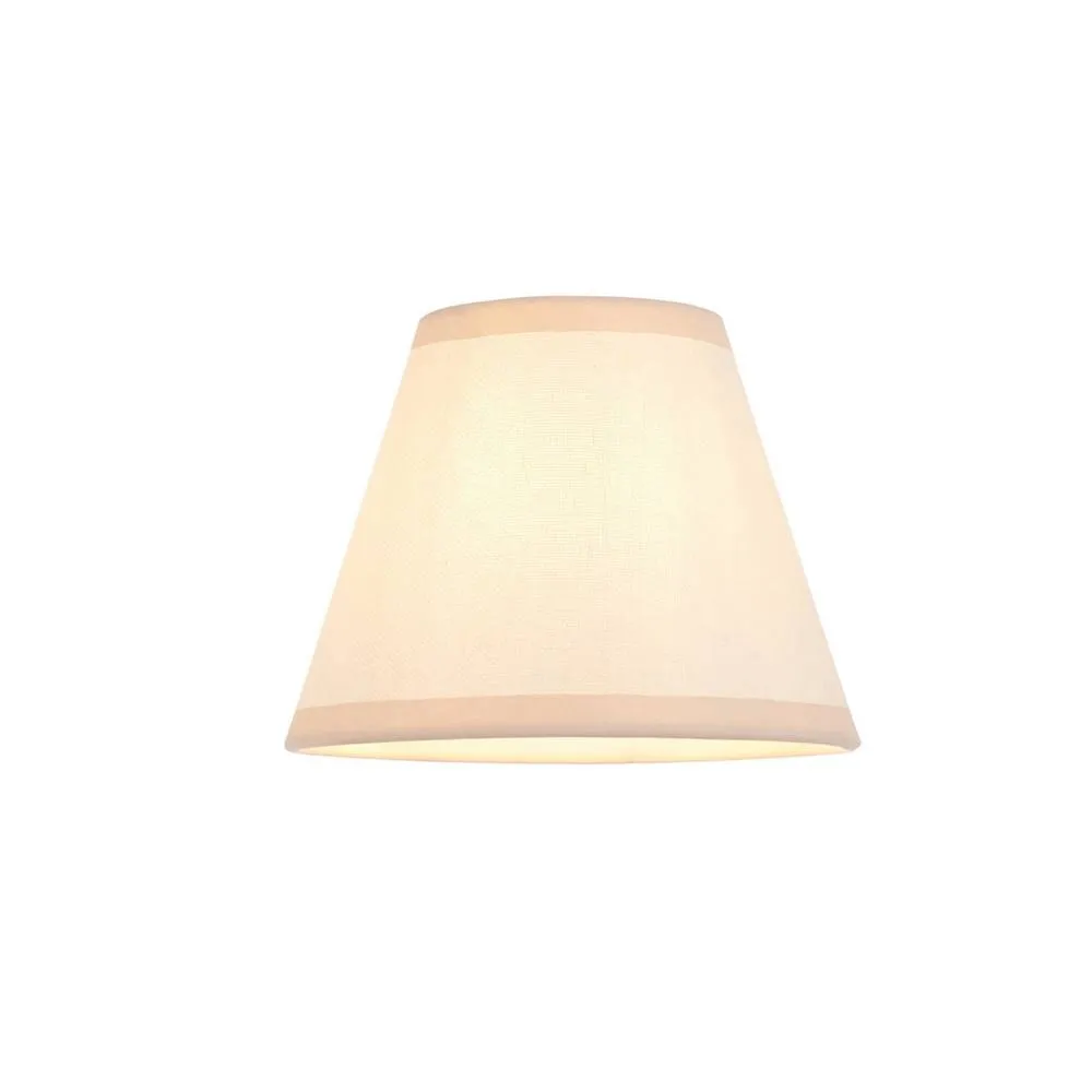 Netlighting Dome Arc Wall Light Fabric Ivy Shade 16cm B22 in White 6