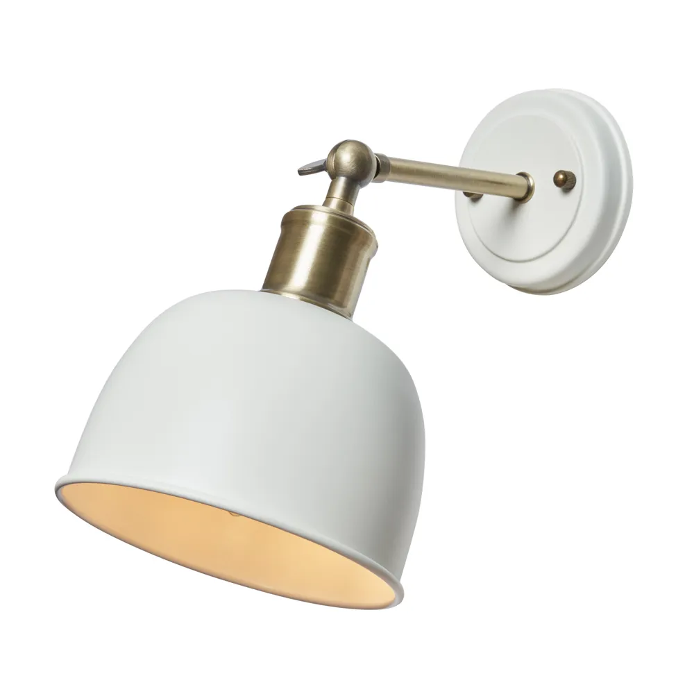 Dale Galley Wall Light, Satin Ivory
