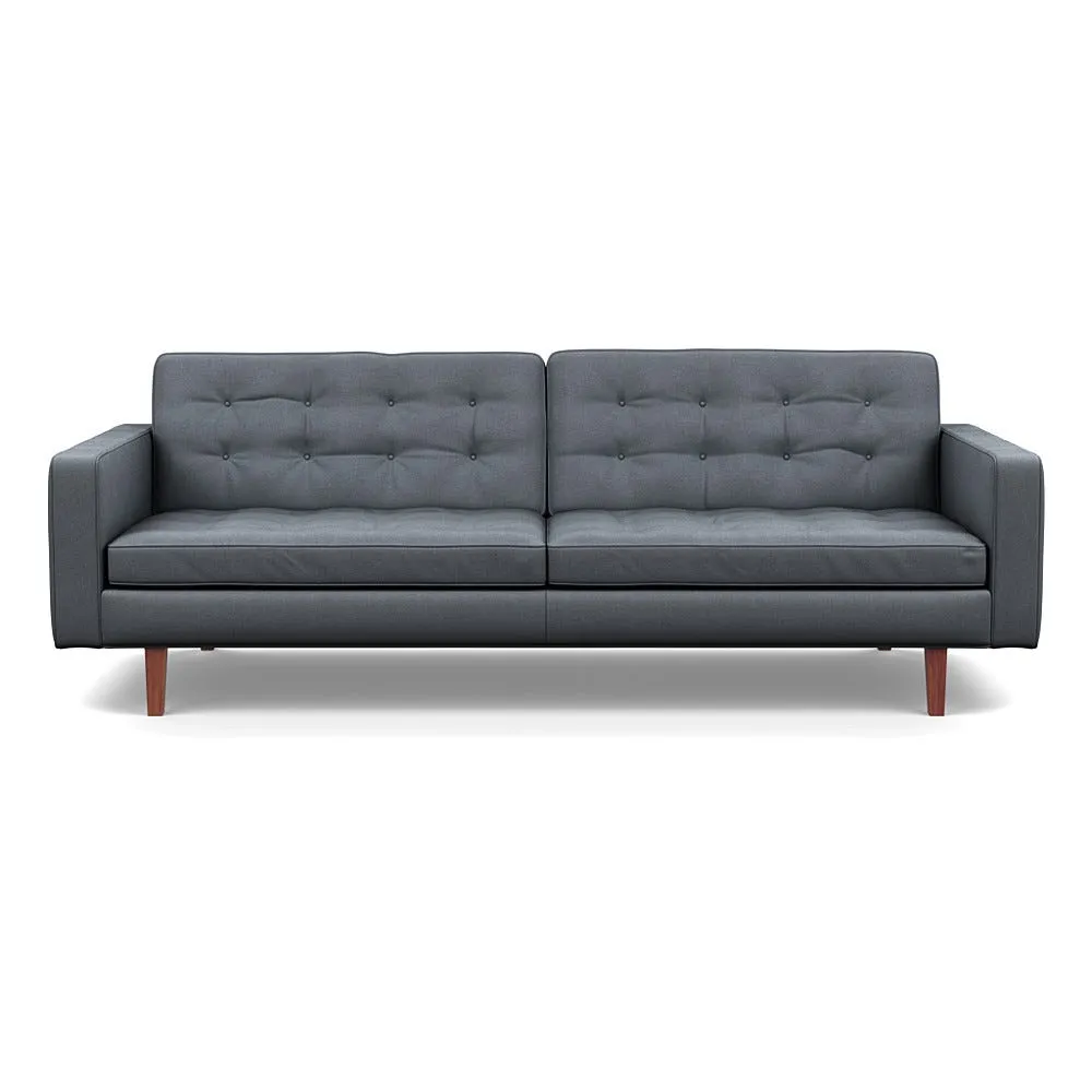 Heal's Hepburn 4 Seater Siena Cotton Shale Grey Walnut 1