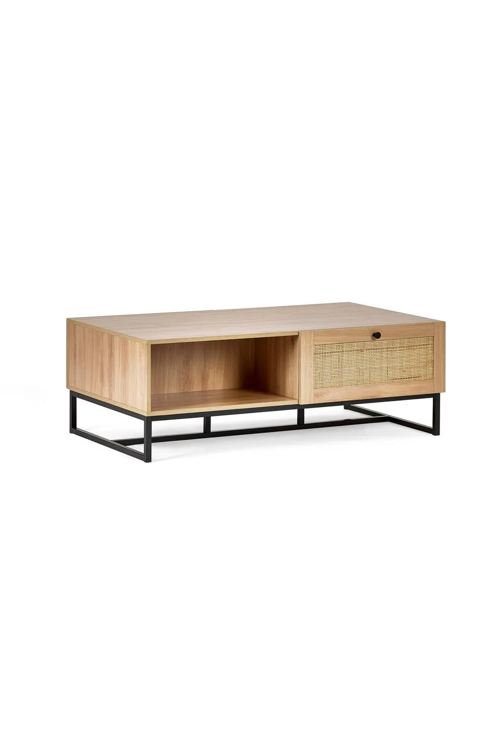 Julian Bowen Padstow Rattan Coffee Table in Light Oak 2