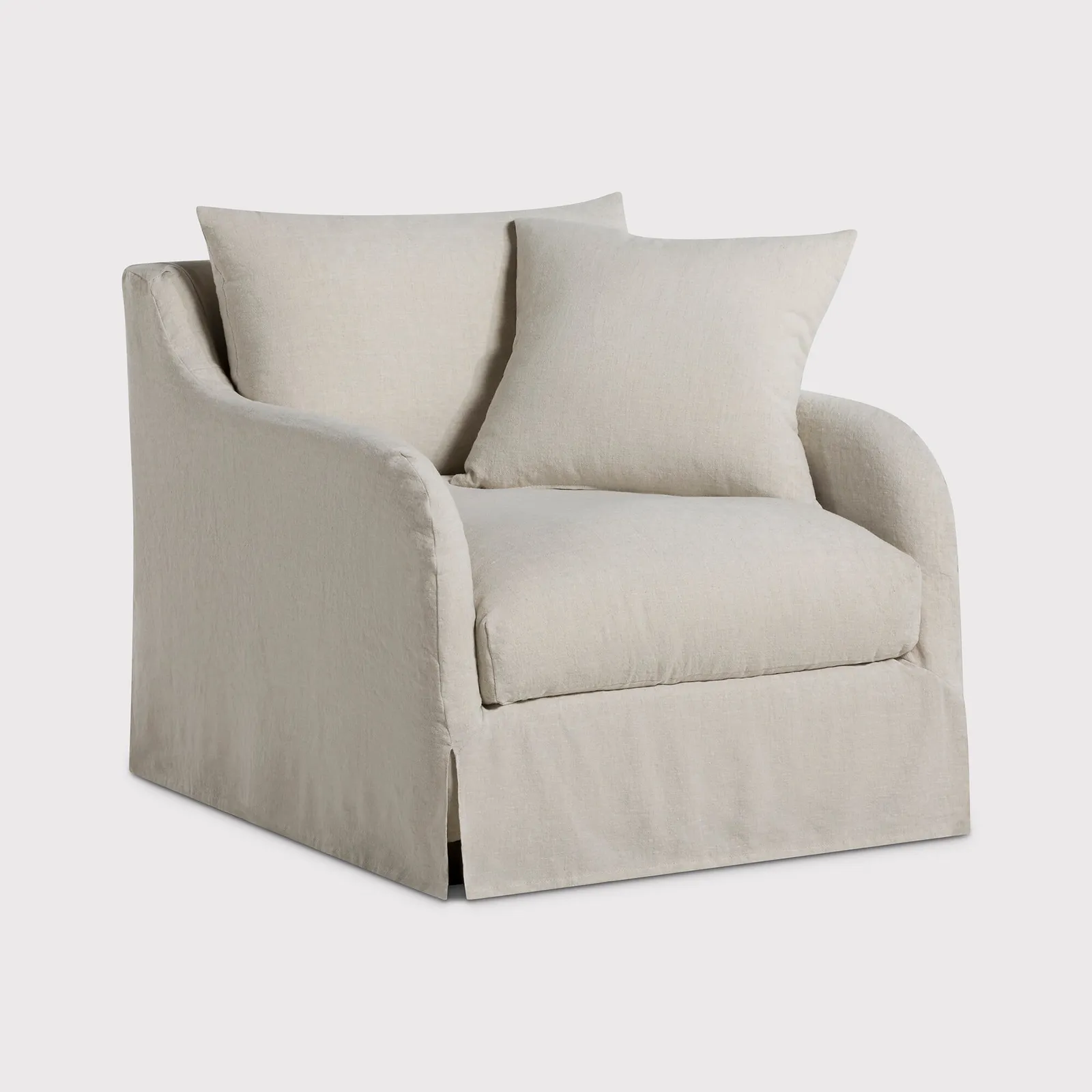 Charlbury 1 Seater Armchair, Neutral Fabric | Barker & Stonehouse