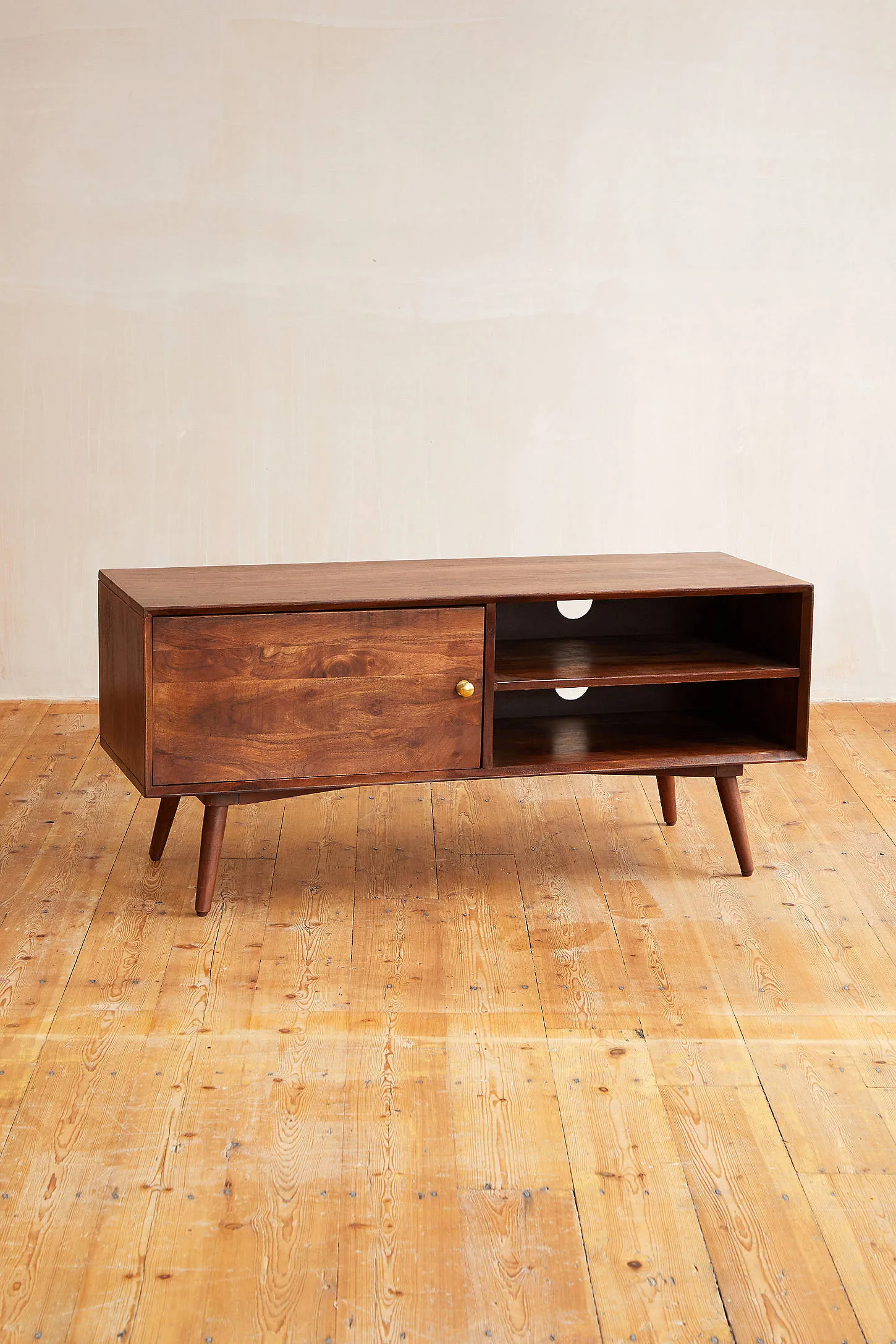 Cynthia Media Storage Console - Brown 115cm x 40cm x 50cm 3