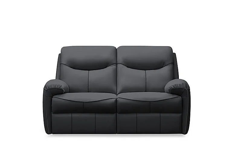 Amesbury Leather 2 Seater Sofa - Cambridge Petrol Blue