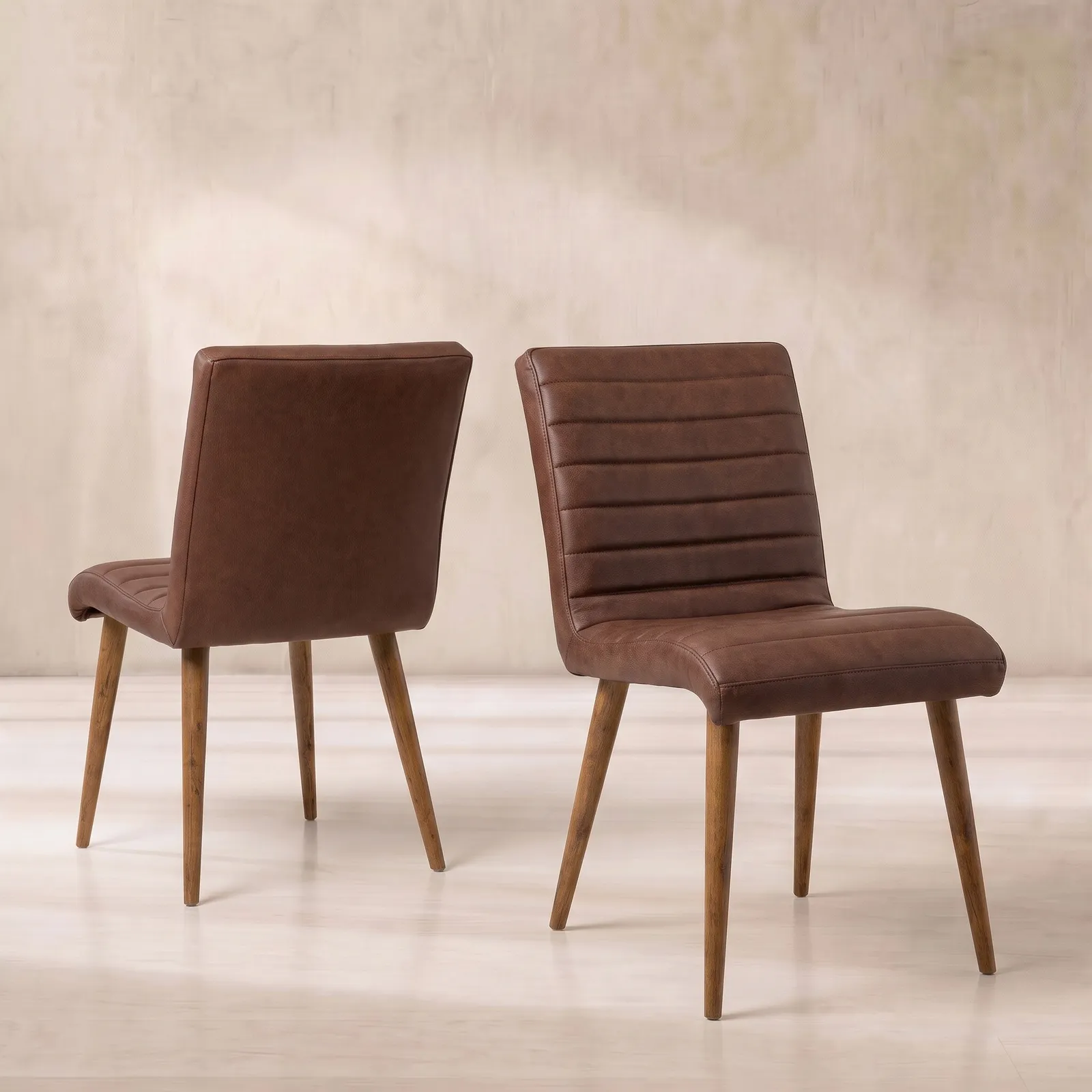 Pure Furniture Flint Wood Dining Chair - E Stitch | Barker & Stonehouse