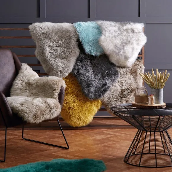 Double Pelt Sheepskin Rug 5