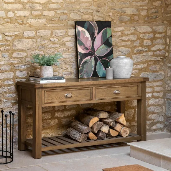 Cedar & Sage Harrison 2 Drawer Console Table