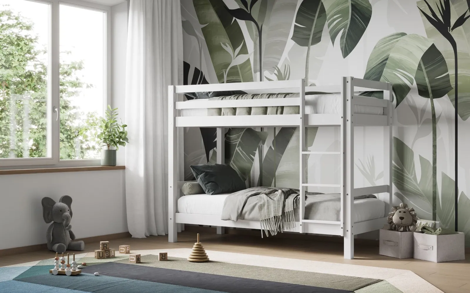 Flair Callisto Shorty Bunk Bed in White