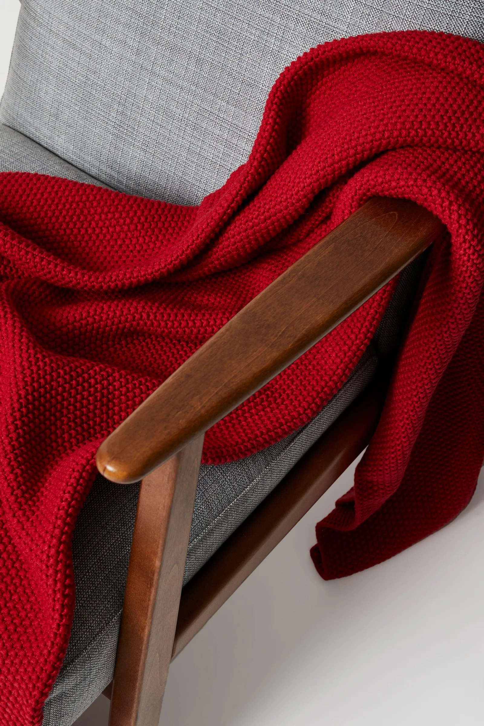 Rib Knit Throw