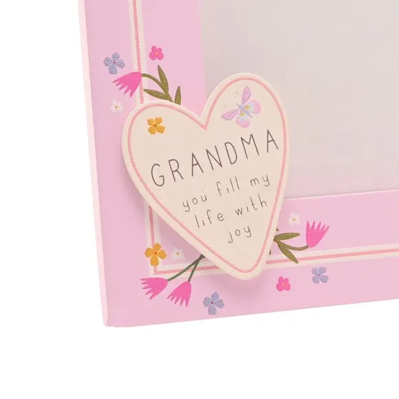 Love Life Grandma Heart Photo Frame 3