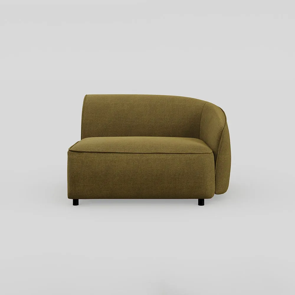 Heal's Aurelie Corner Module RHF Smart Luxe Velvet Peridot 1