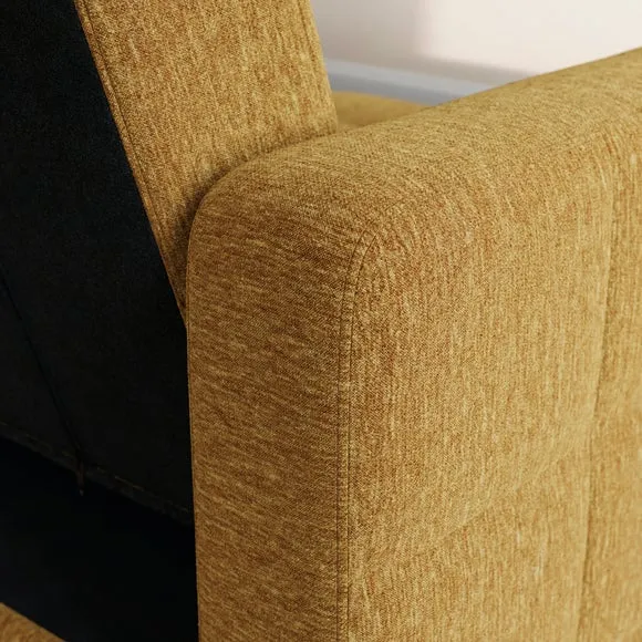 Harlow Chenille Storage Double Sofa Bed 4