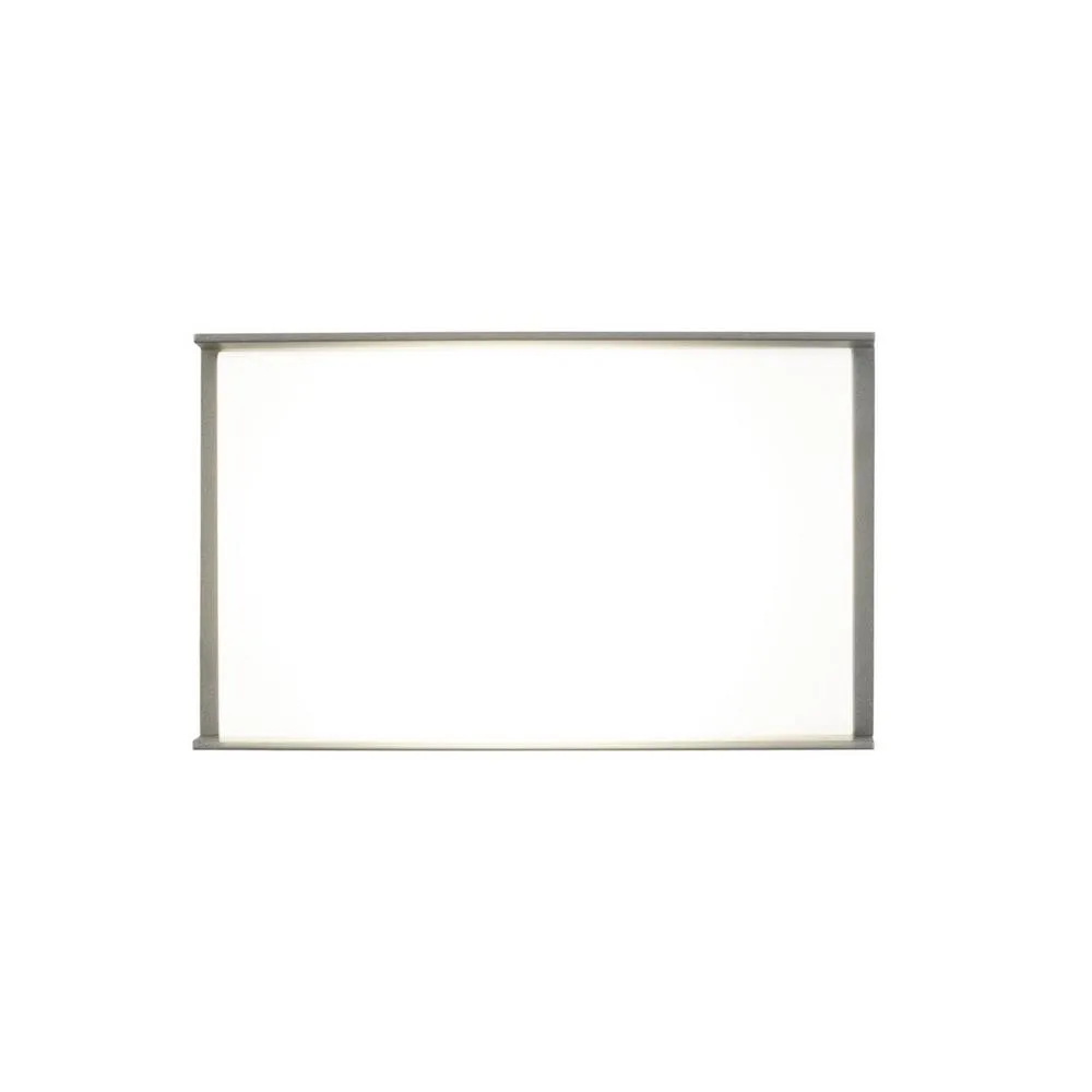 Netlighting Block LED Outdoor Flush Wall Lamp Antracita Neutral White 4000K IP65 in Grey 3
