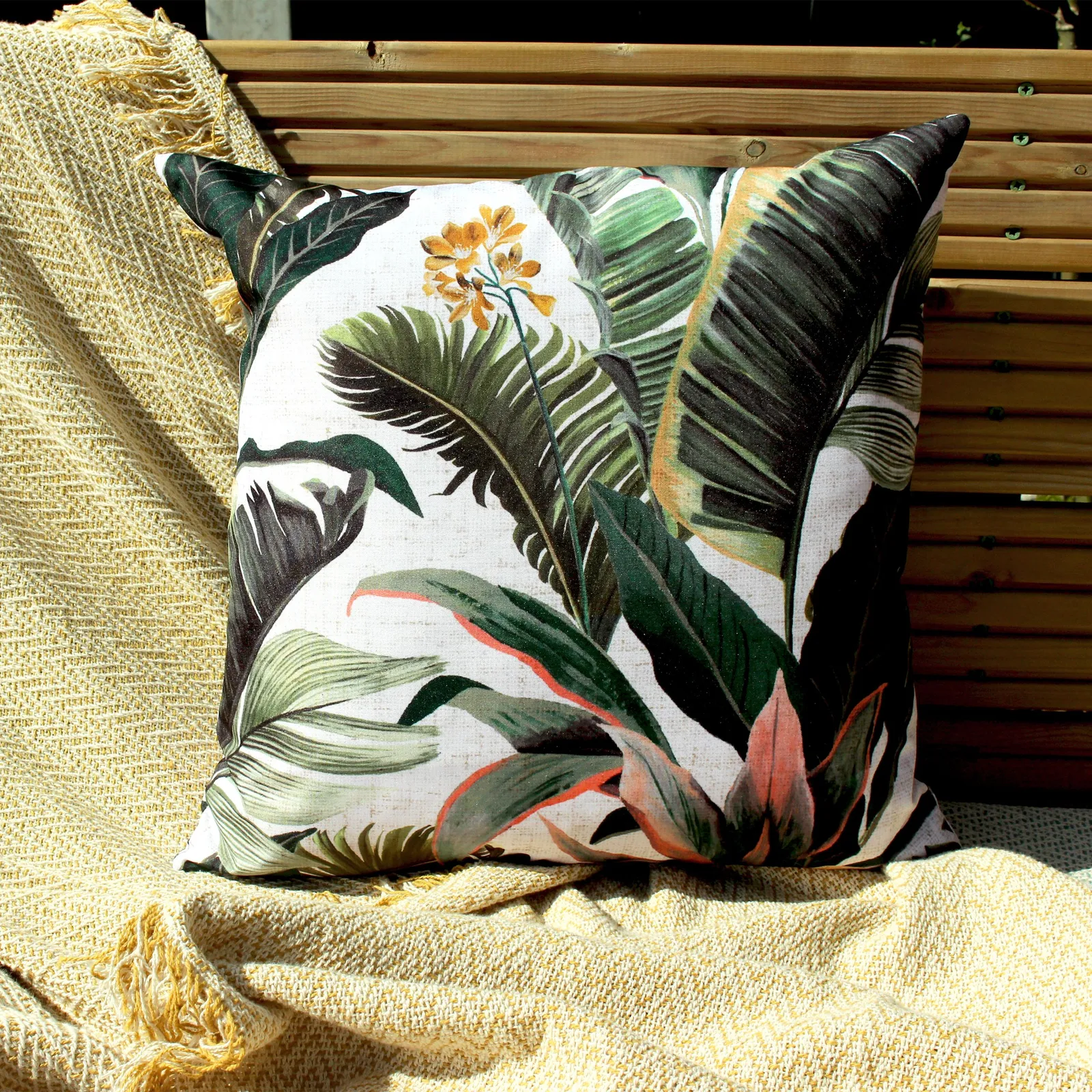 Furn Hawaii Jungle Water & UV Resistant Outdoor Cushion