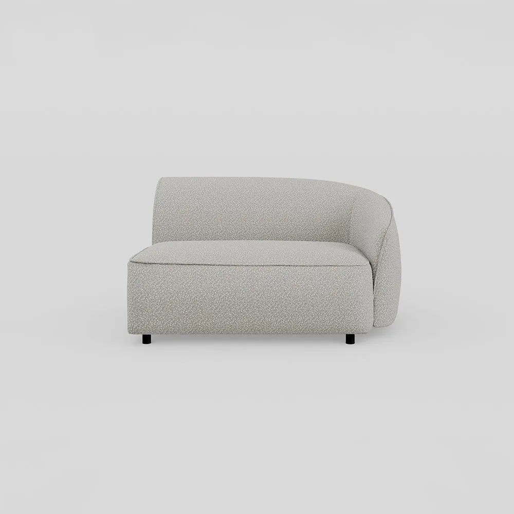 Heal's Aurelie Large Corner Module RHF Chunky Boucle Ecru