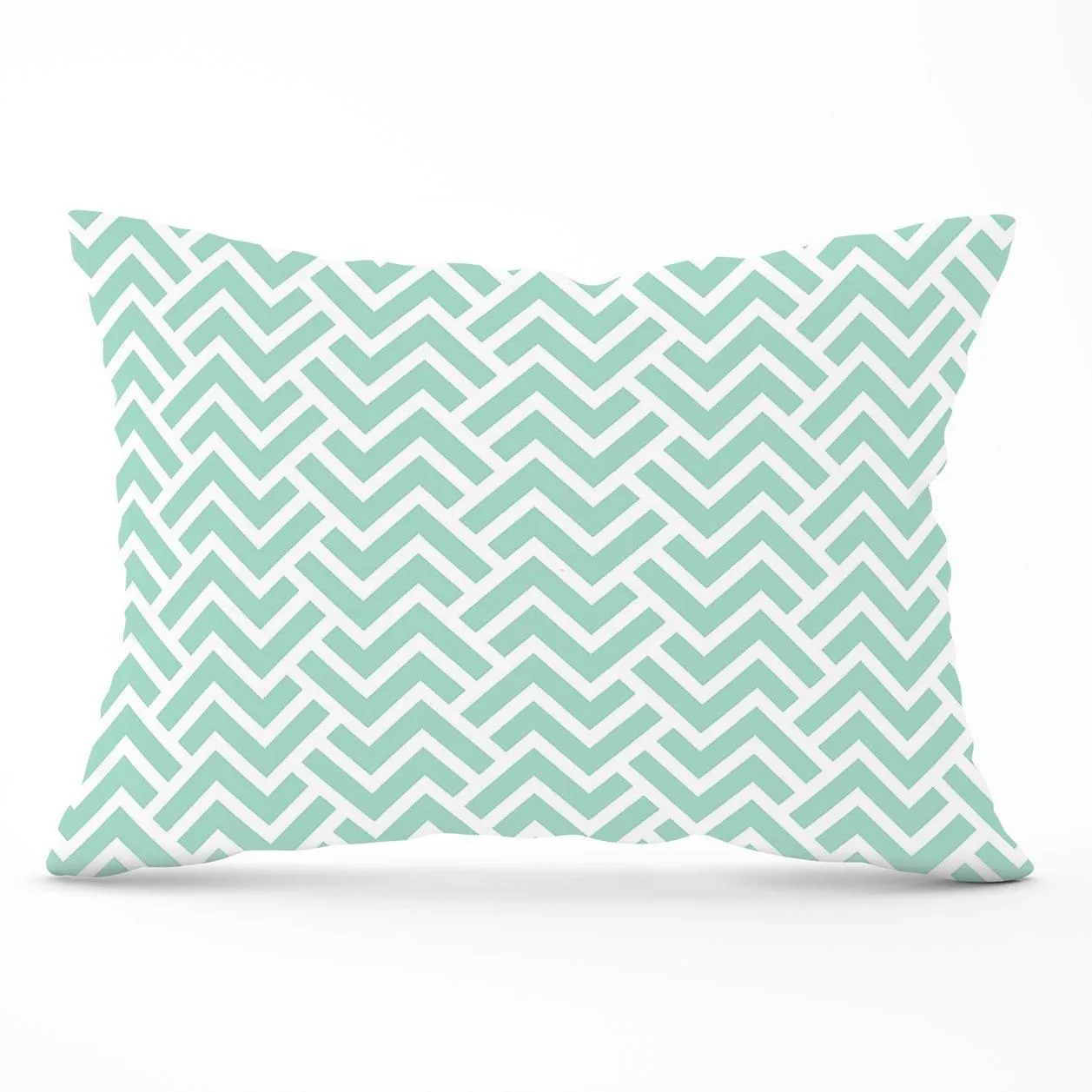 Warren Reed - Designer Green Geometric Pattern Cushions