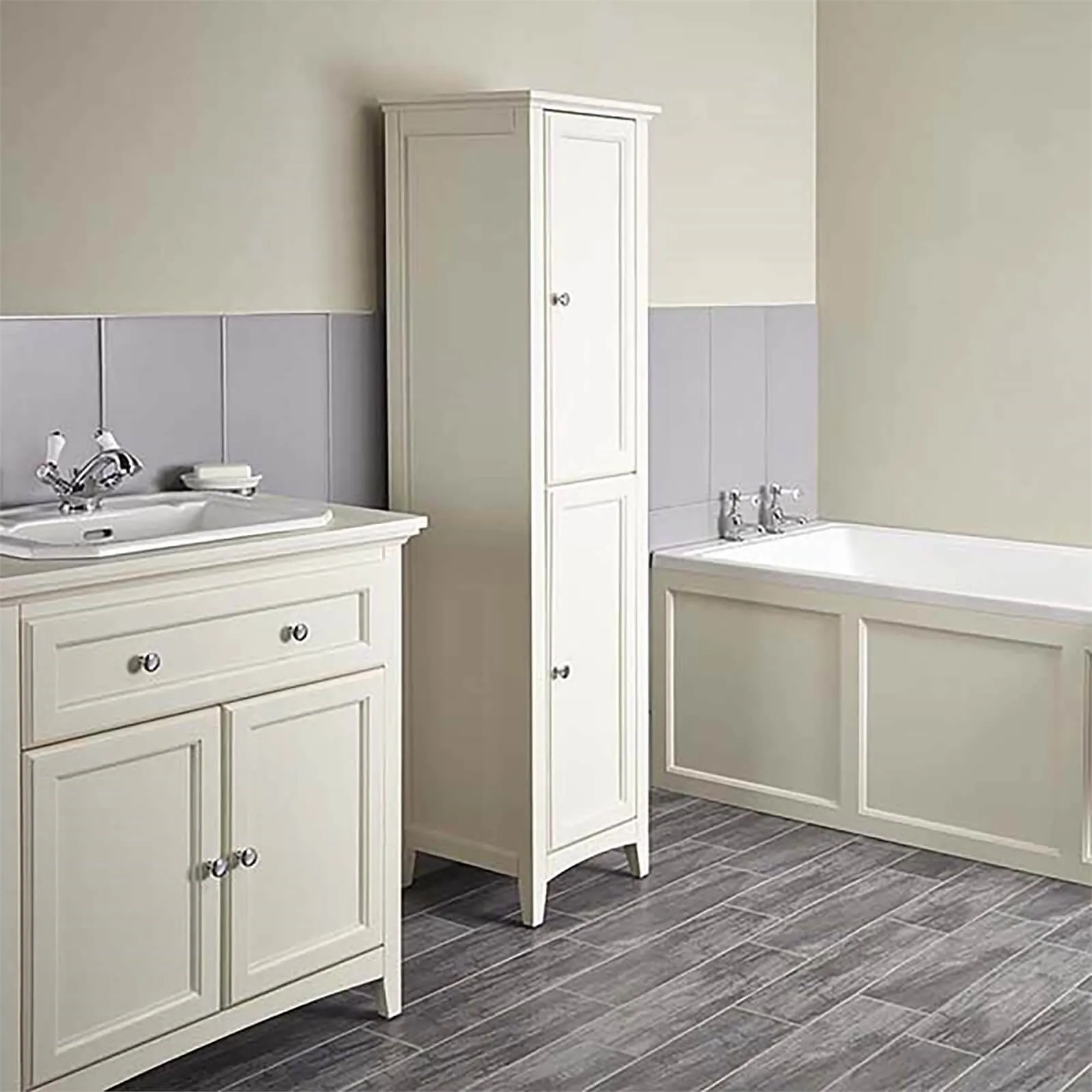 Bathstore Savoy Old English 400mm Tall Floorstanding Cabinet