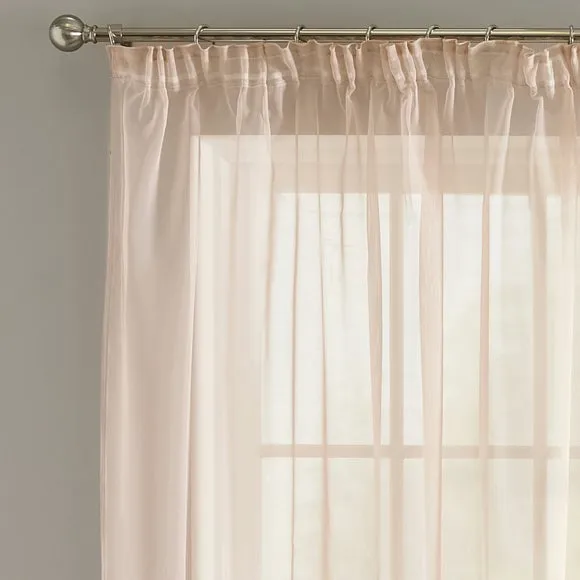 Sheer Elegance Tape Top Single Voile Panel