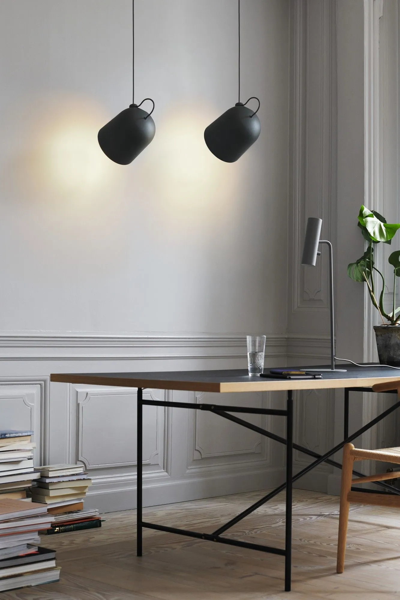 Nordlux Angle Pendant Light Black Metal Dining Room E27 Mains 21cm 5