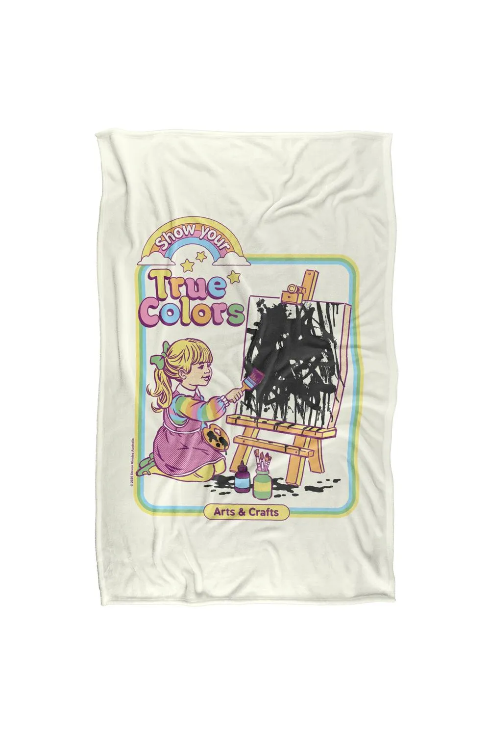 Steven Rhodes Show Your True Colors Silky Super Soft Throw Blanket