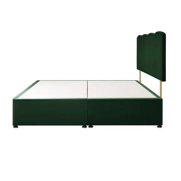 Silentnight Divan Bed With Wave Velvet Headboard and 800 Pocket Sprung Mattress 3