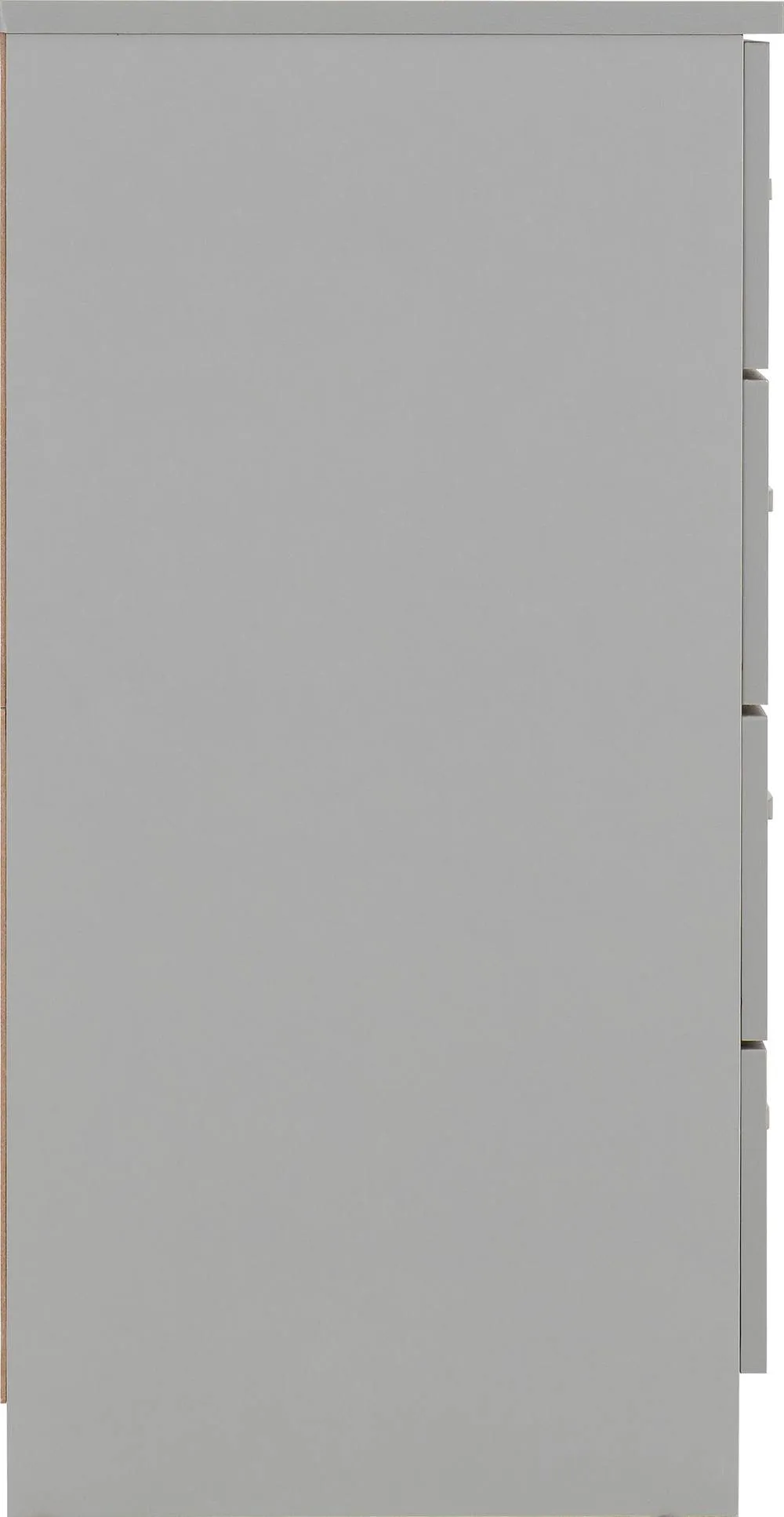 Seconique Dakotia 4 Drawer Chest in Light Grey 5