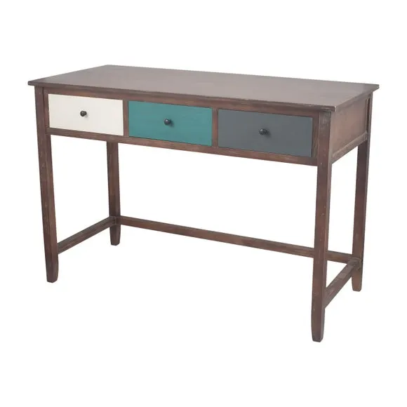 Pacific Loft 3 Drawer Dressing Table, Pine 3