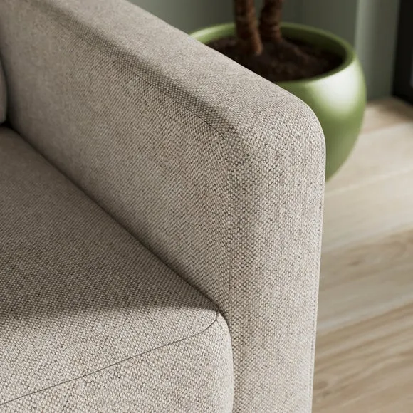Jacob Basket Weave Compact 2 Seater Sofa 4