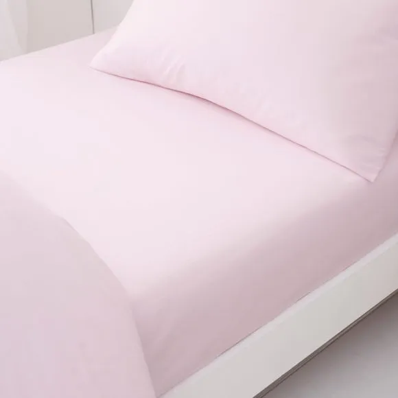 Set of 2 Pure Cotton Fitted Bed Sheets 1