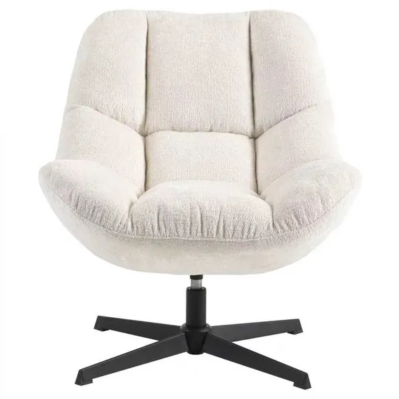 Silverdale Textured Fabric Swivel Chair 3