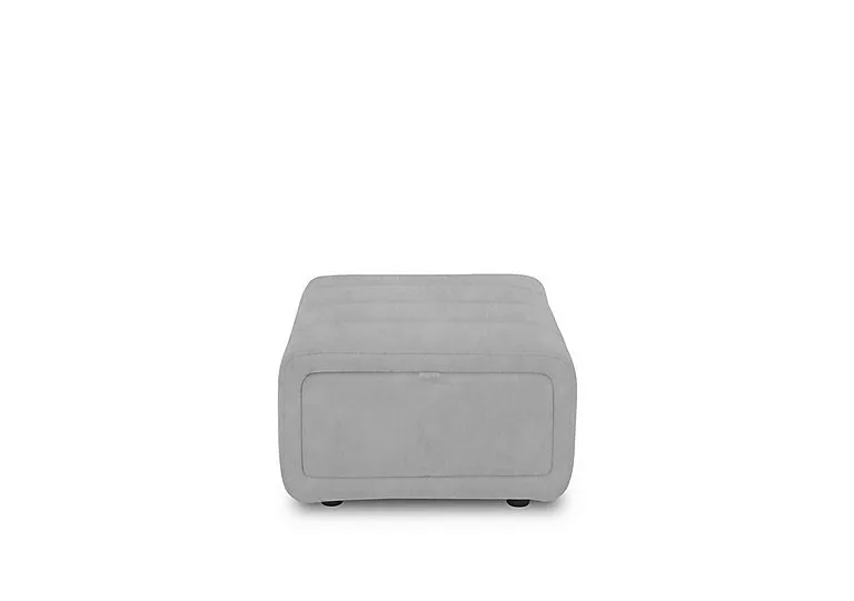Elphaba Fabric Storage Footstool - Dexter Smoke