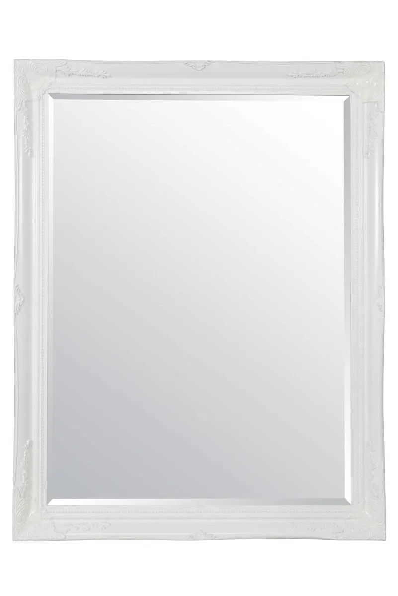 MirrorOutlet Buxton White Large Leaner Mirror 140 x 109 CM 3