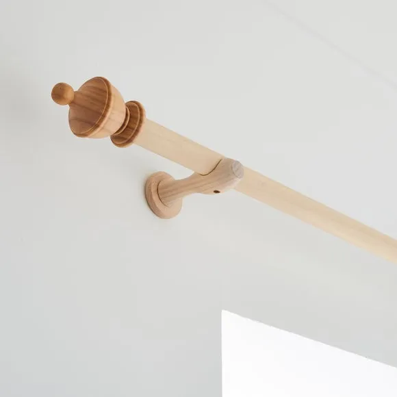 Sherwood Urn Wood Curtain Pole