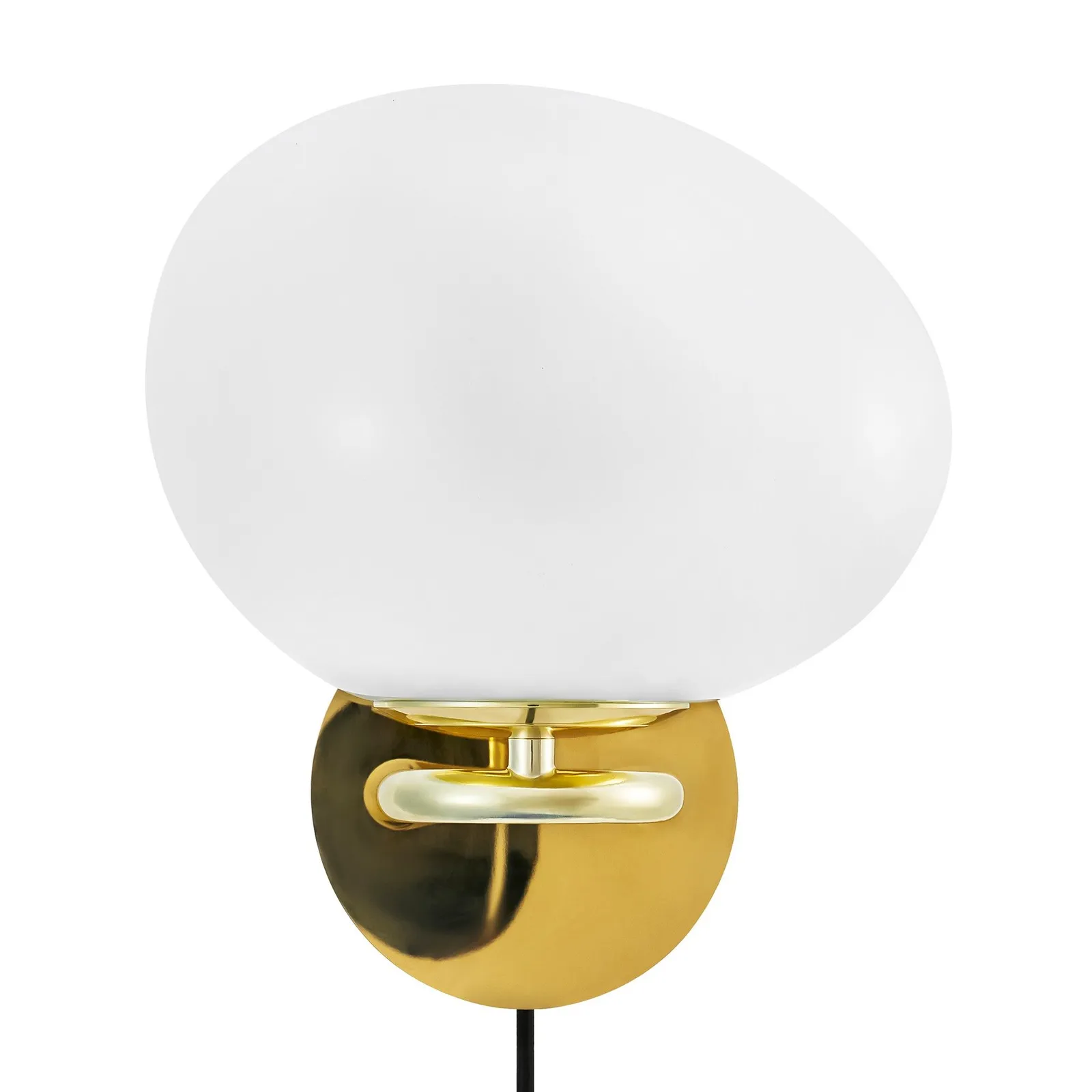 Nordlux Shapes Wall Light Brass Metal E14 Switch Plug In/Mains in Gold 6