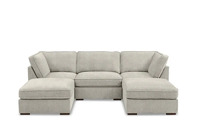 Emilia Standard Fabric U-Shaped Sofa - Sofas and Armchairs - In Time for Christmas