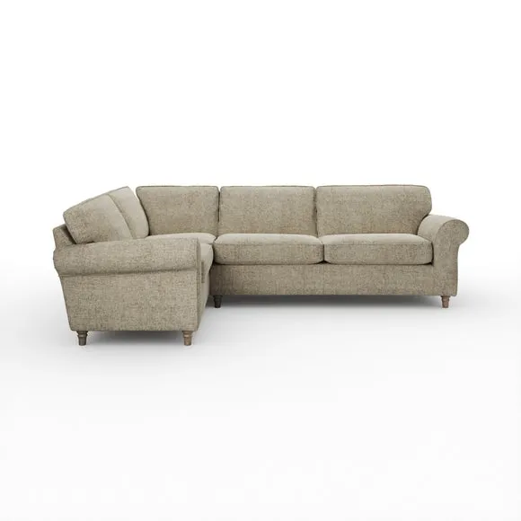 Flori Chunky Chenille Corner Sofa 6