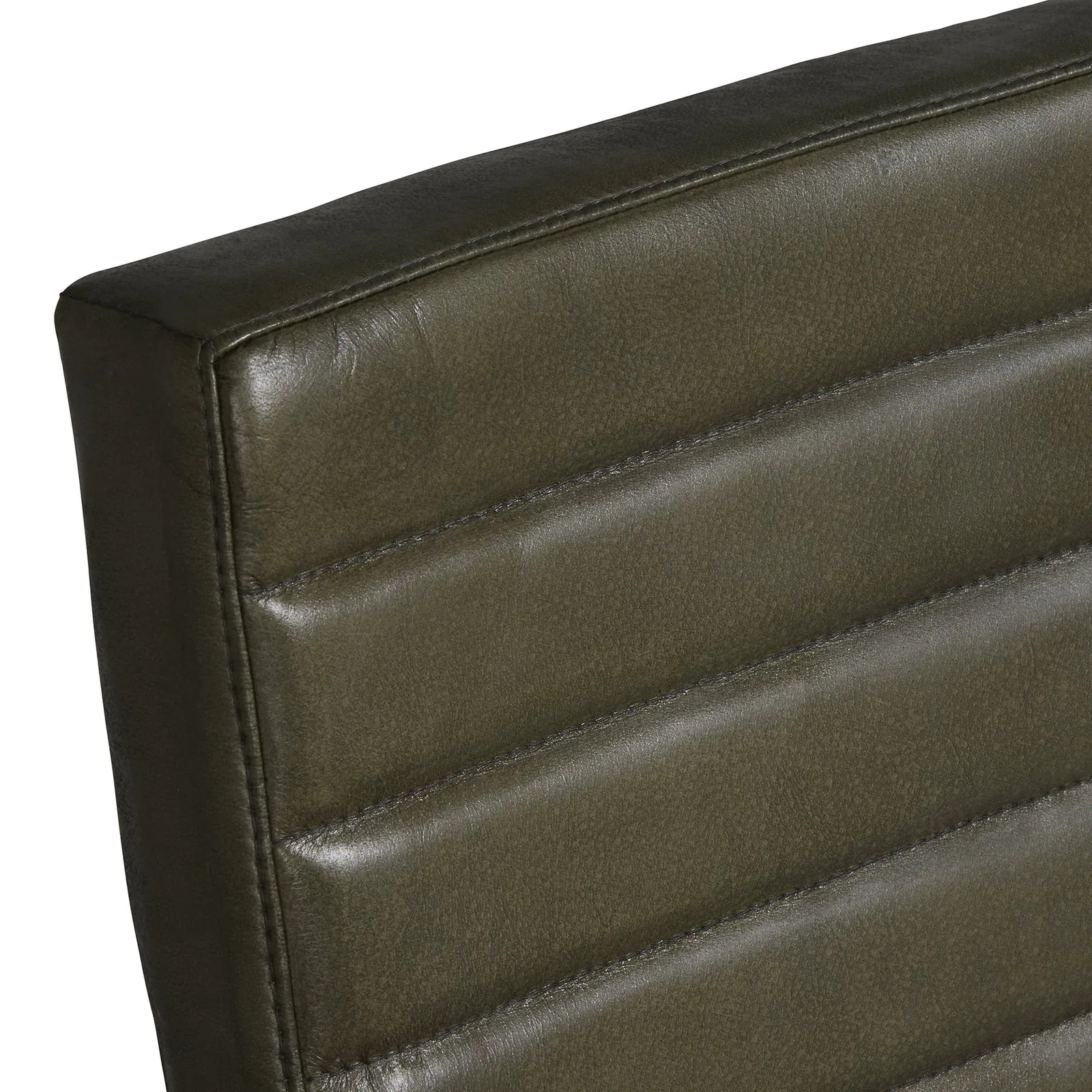 Pure Furniture Brutus Armchair, Green Leather | Barker & Stonehouse 4