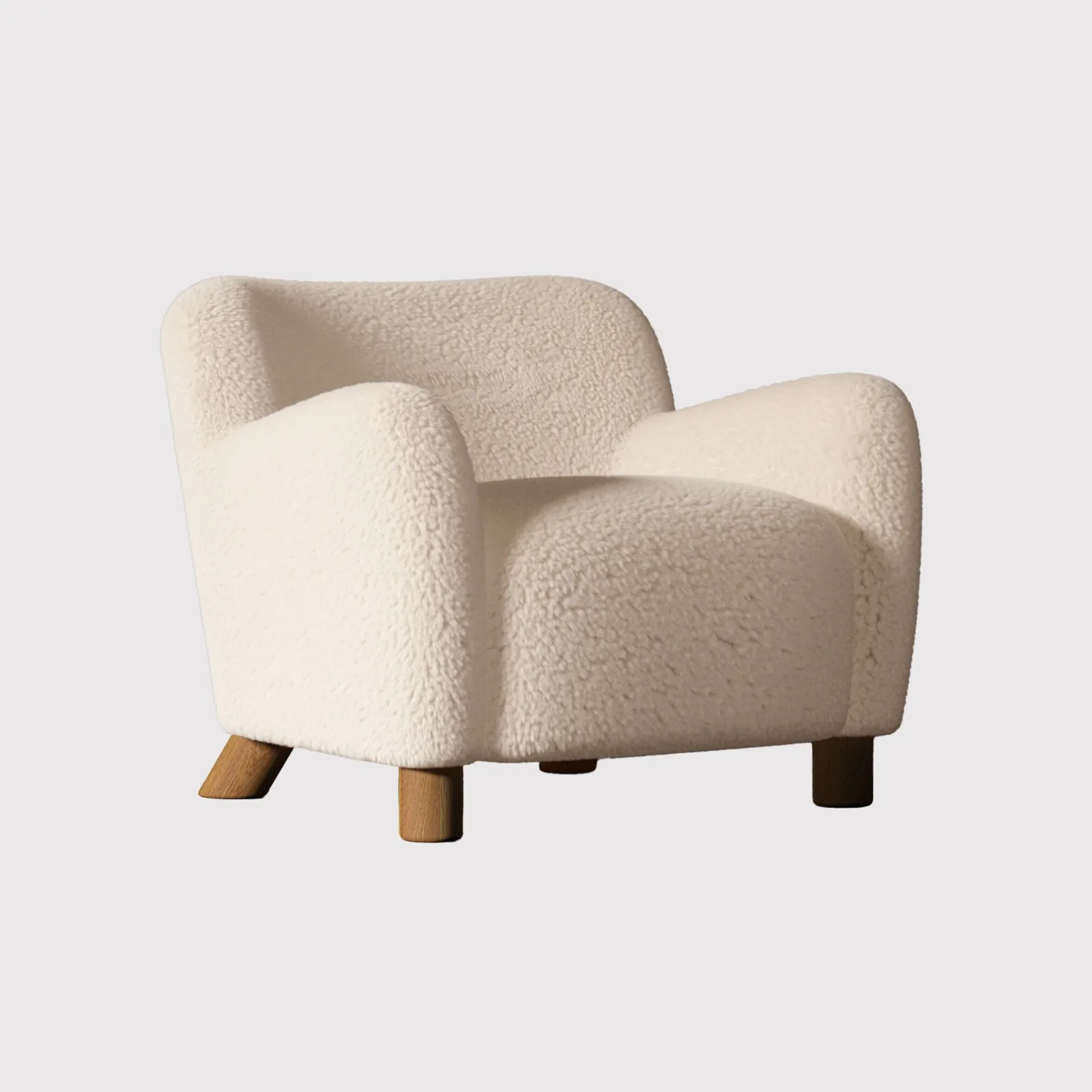 Timothy Oulton Ryeland Armchair, Neutral Leather | Barker & Stonehouse