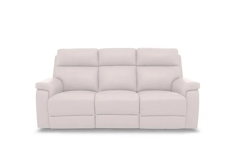 Raven Leather 3 Seater Sofa