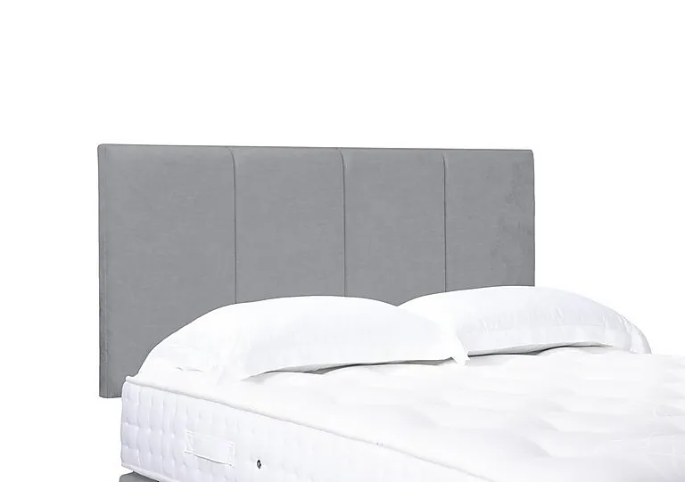 Artisan Collection Linear Standard Strutted Headboard - Single - Aston Silver