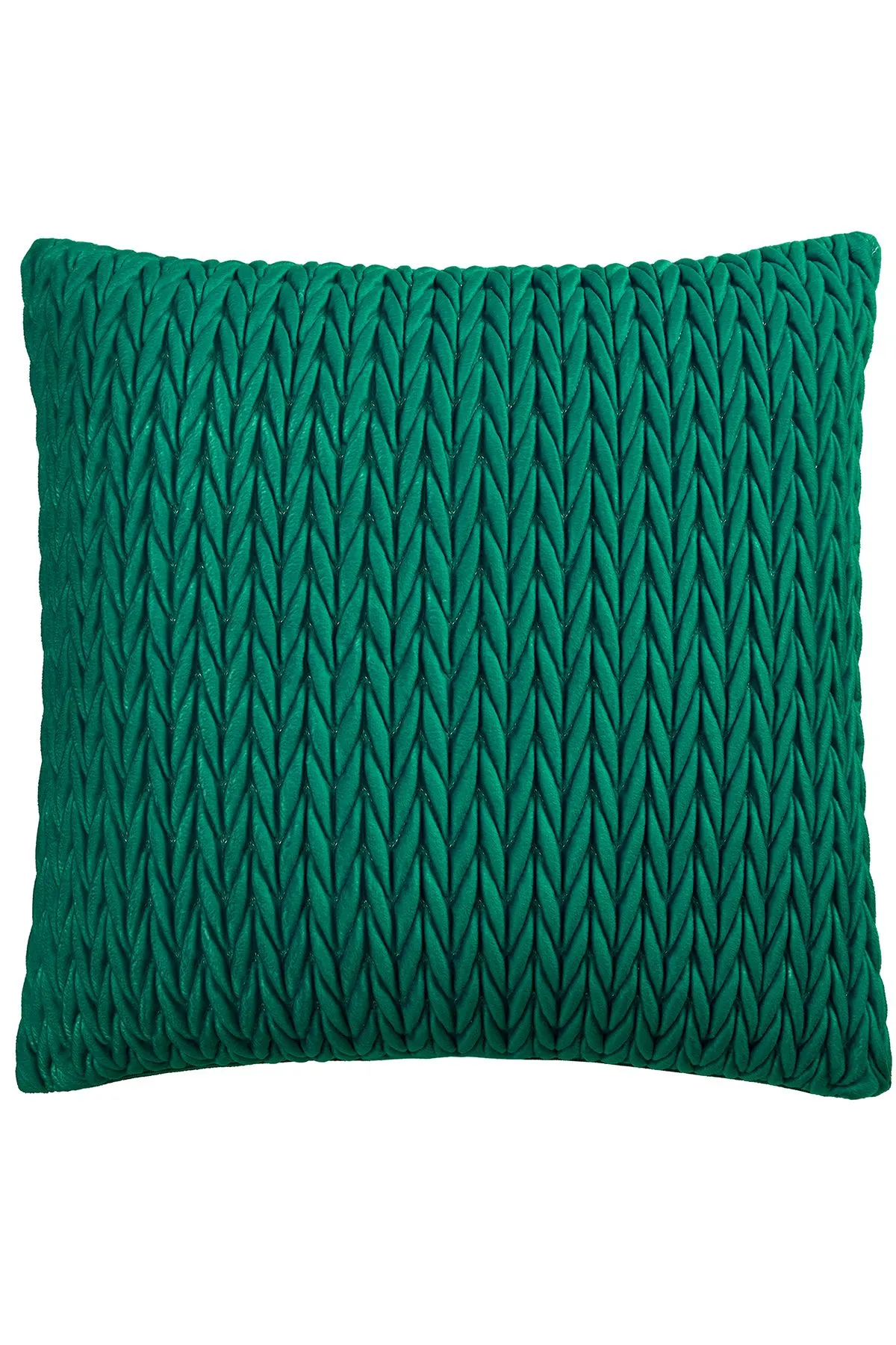 Laurence Llewelyn-Bowen 'Amory' Luxe Velvet Filled Cushion in Jade 2