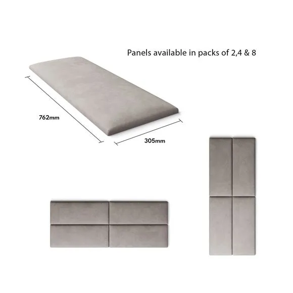 Aspire EasyMount Plush Velvet Upholstered Wall Panels 5