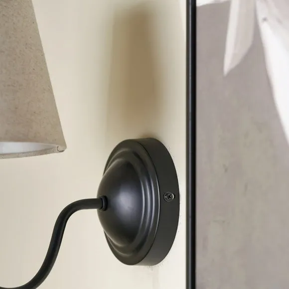 Pacific Lifestyle Ari Metal Curved Arm Wall Light 5