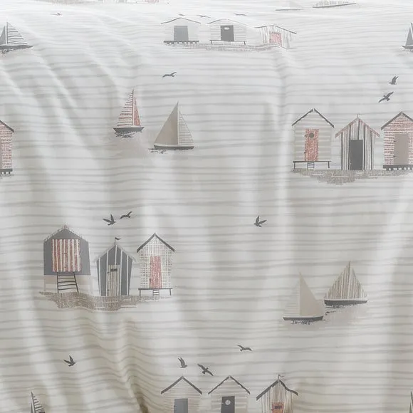 Fusion Beach Huts Duvet Cover and Pillowcase Set 3