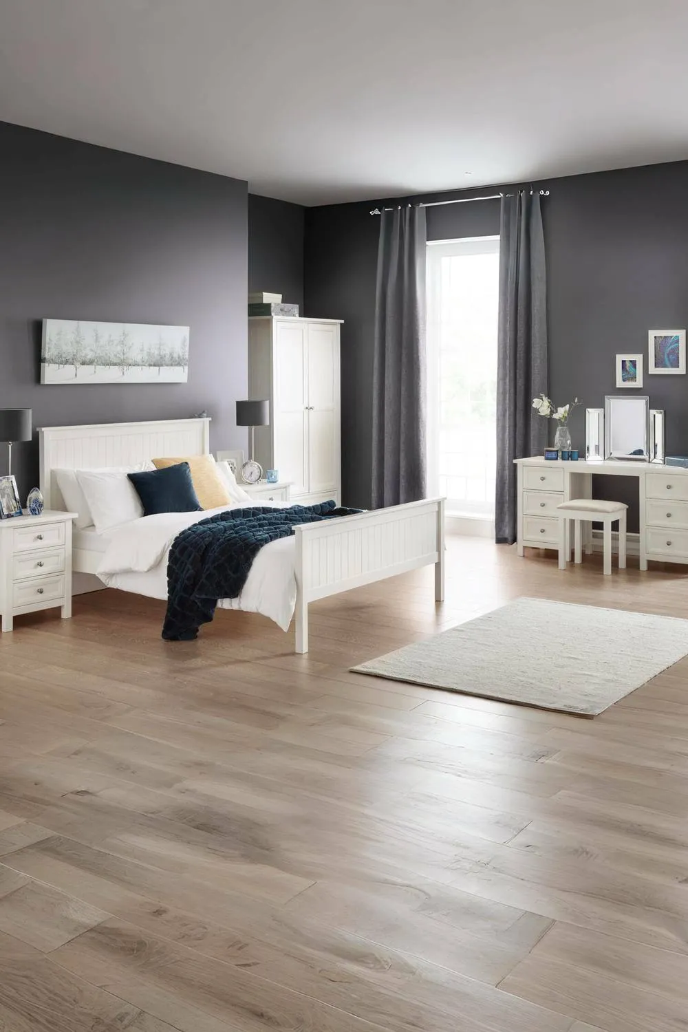 Julian Bowen Maine Bed in White 3