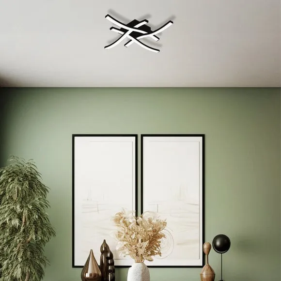 EGLO Cabezas E Large Flush Wall & Ceiling Light